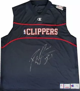 Darius Miles Los Angeles Clippers Signed GAME USED Warm Up Jacket RARE PSA 3XL - Picture 1 of 3