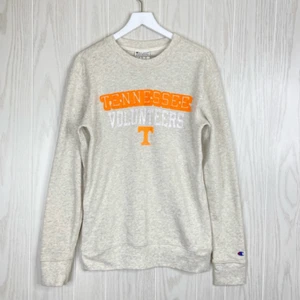 Champion Mujer Tennessee Vols UT Sudadera Avena Crema Apliques Talla Pequeña - Imagen 1 de 5