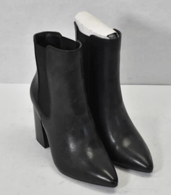 Call It Spring Vegan Womens Black Heel Boot Booties Size 9 Faux Leather - Image 1 of 4