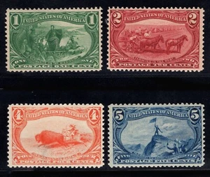 MOMEN: US-BRIEFMARKEN #285-288 NEUWERTIG OG NH FRISCH SET #86601 - Bild 1 von 2