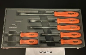 SNAP ON TOOLS USA 7pc ORANGE Hard Grip Combination Screwdriver Set SDDX70A O+ - Bild 1 von 13