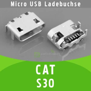 ✅ CAT S30 Micro USB DC Hembra Hembra de carga Hembra de alimentación Socket Port Connector - Imagen 1 de 1