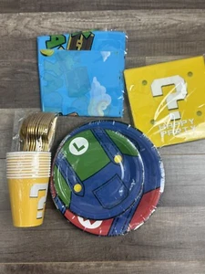 81Pcs Party Tableware Set For Super Mario Super Brother Party Decoration Supe... - Picture 1 of 6