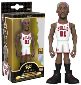 Bulls - Dennis Rodman 5" (CHASE) - Funko Pop! Gold NBA* - Picture 1 of 1