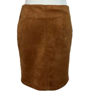PRE-OWNED - HAVE Brown Mini Skirt - Picture 1 of 3
