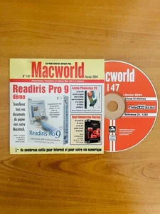 MACWORLD CD-ROM N°147 | READIRIS PRO 9 | ADOBE PHOTOSHOP CS | IMMERSION RACING - Bild 1 von 1