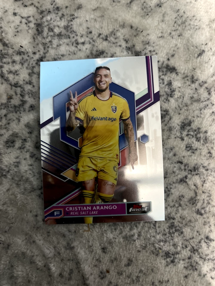 Topps Finest 2022-2023 Soccer Cristian Arango Real Salt Lake - 1 Card - Image 1 of 1