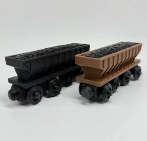 Wooden Railway 2 Hopper Train Custom Made for Thomas & Friends Brio - HECTOR - Picture 1 of 17
