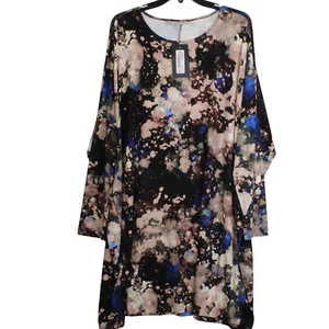 Bryn Walker Damien Tunic Galaxy Print Knit Jersey, Large (Oversized) Retail $195 - Picture 1 of 4