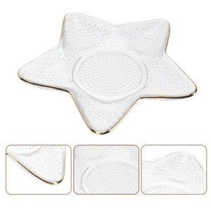 Kristall Klar Platten Glas Glas Schmuck Platte Klar Salat Platte - Bild 1 von 12