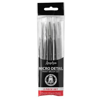 Angelus Micro Detail Paint Brush Set 5 pcs