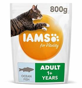 Iams For Vitality Adult Cat Food With Ocean Fish 800g