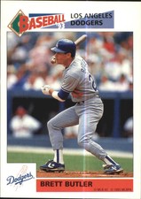 1993 Panini Stickers Baseball Card #218 Brett Butler