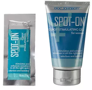 Doc Johnson Spot-On G-Spot Stimulating Gel for Women DISCREET PACKAGING - Picture 1 of 1