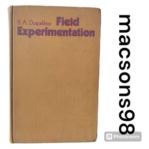 Field Experimentation Statistical Procedure Dospekhov Mir Publishers Moscow 1984 - Picture 1 of 20