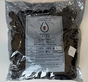 Conductive Finger Cots , size: XL, color: black, 1440 pcs/pack - Picture 1 of 2