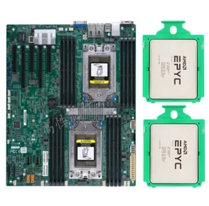 Supermicro H11DSI E-ATX Server Motherboard + AMD EPYC 7642 CPU Processor Combos - Afbeelding 1 van 3