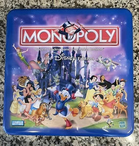 MONOPOLY The Disney Edition 2001 Tin Metal Box Board Game - Picture 1 of 13
