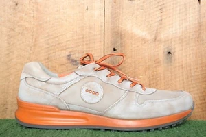 ECCO 'Speed Hybrid' Antique Taupe Leather Golf Shoes 45 ≈ 11-11.5 M/W - Picture 1 of 9