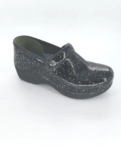 7067 Dansko Womens XP 2.0 Rainbow Flecks Patent Clog Size 38 EU 7.5-8 US - Picture 1 of 10