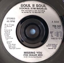 Soul II Soul - Missing You (The Healer Mix) (Ten 1990) 7" vinyl single VG/-