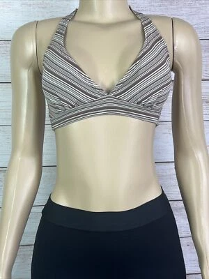 Top de bikini halter marrón Arena para mujer talla M Foto 1 de 4