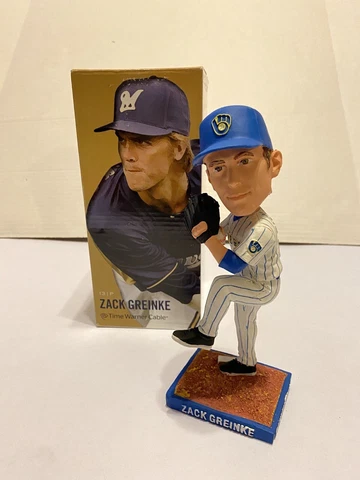 Zack Greinke  Pinstripe Milwaukee Brewers Bobblehead SGA 6/12/2011 Cover