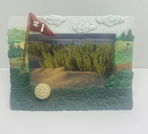 Marco de fotos Russ Berrie diseño de golf 3D marco de fotos de 3,5” x 5” - Imagen 1 de 11