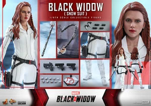 Black Widow Snow Suit MMS601 - Hot Toys 1/6 Scale Action Figure NEW - Picture 1 of 3