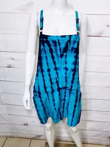 Pantaloncini donna Torrid taglia 1 blu e nero tinta unita tasche cinturini - Foto 1 di 7