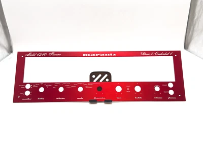 MARANTZ 4240 RED FACEPLATE – WHITE LETTERING | CUSTOM COLOR | 1-YEAR WARRANTY - Image 1 of 3