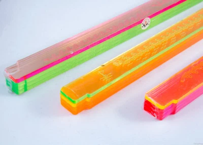 Set of 4 Chinese traditional dragonboat Mahjong Mahjiang Rack Ruler 17'' NEW - Image 1 of 4