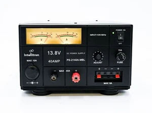 Intellitron PS-2140A-MBL 40A 13.8VDC Linear Power Supply with Volt/Amp Meters - Picture 1 of 1