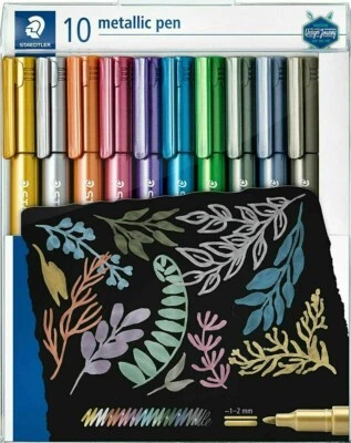 Rotuladores metálicos Staedtler 8323 TB10, colores surtidos - paquete de 10 Foto 1 de 2