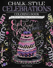 Valerie McKeehan Chalk-Style Celebrations Coloring Book (Paperback) (UK IMPORT)