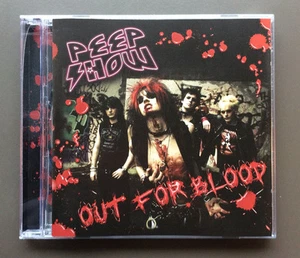PEEP SHOW - CD Out For Blood nuevo 2008 10 pistas RARO Glam Rock (Estados de pánico) - Imagen 1 de 3