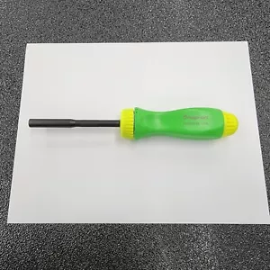 Snap-on Tools USA GREEN & HIGH-VIZ YELLOW Ratcheting Screwdriver w/Bits SSDMR4B - Picture 1 of 11