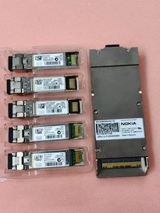 T1+10 NOKIA 3KC93809AAAD 02 DCO KOHERENTNY CFP2-400G-ZR+, SFP-10G-SR - Zdjęcie 1 z 10