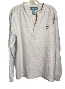 Big Dogs Herren Vintage Classic Minimalist Langarm Pullover Henley Sweater|Gr:M - Bild 1 von 18