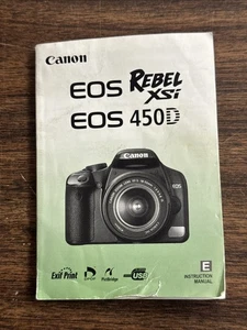 Canon EOS rebel XSI manuale istruzioni - Foto 1 di 2