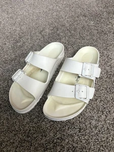 Birkenstock Madrid EVA White Rubber Sandals Women’s Size 8 - Picture 1 of 7
