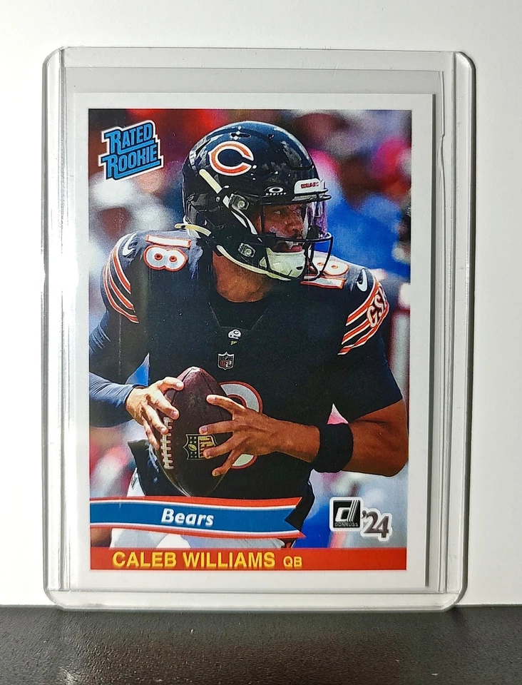 Tarjeta retro de novato Caleb Williams 2024 clasificación Panini novato NFL #3 Bears 1 de 890 Foto 1 de 4