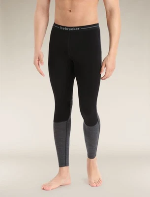 $150 IceBreaker Men's 200 ZoneKnit Leggings - Black/Jet - Large -New With Tag - Image 1 of 4