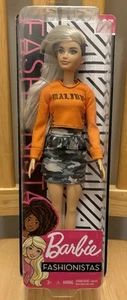 NEW 2018 Mattel Barbie Fashionistas # 107 Blonde Shaved Head Malibu Camo Outfit - Picture 1 of 4