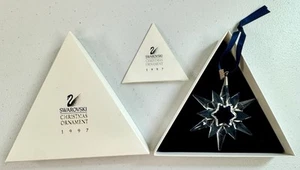 *COMO NUEVO* Vintage 1997 Swarovski Navidad Copo de Nieve Adorno Cristal - Imagen 1 de 4