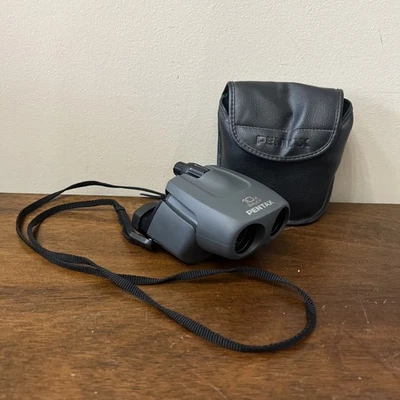 Pentax 10 X 24 24UCF Compact Binoculars  With Case VG READ - Image 1 of 4