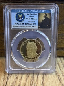 2012 S $1 Benjamin Harrison Dollar PCGS PR69DCAM - Picture 1 of 2