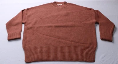 By Together Women's Pullover Mock Neck Knit Sweater CN6 Brown Small NWT - Imagem 1 de 3