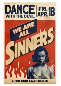 Sinners Ryan Cooglar Movie Film Poster Archival Print Art 11x17 Open Ed. Mondo - Picture 1 of 1