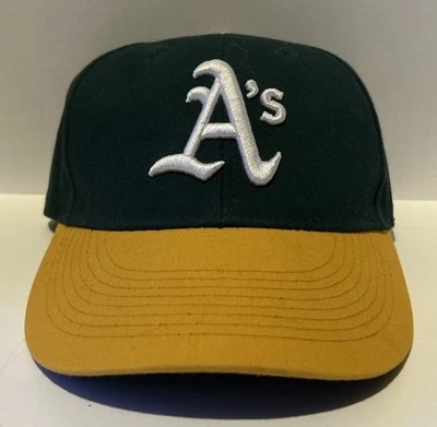 Oakland Athletics A's MLB Adjustable Cap by OC Sports - Green & Yellow Youth - Image 1 of 4
